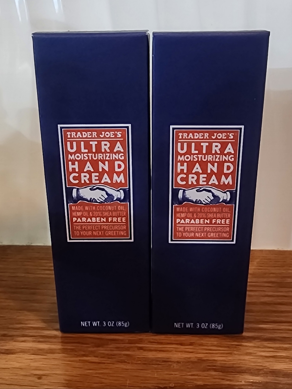 Trader Joe's Ultra Moisturizing Hand Cream 3oz Size - Set Of 2 New Boxes - Picture 1 of 3